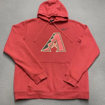 Arizona Diamondbacks Hoodie Mens Large Red MLB Baseball Pullover Nike Sweatshirt - Image 1 of 4