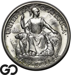 1936-D San Diego Commemorative Half Dollar, Superb Gem BU++ - Picture 1 of 3