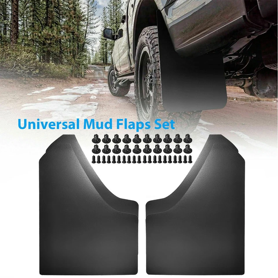 4-PCS Universal Car Mud Flaps Splash Guards for Front Rear Auto Car Accessories Foto 1 de 4