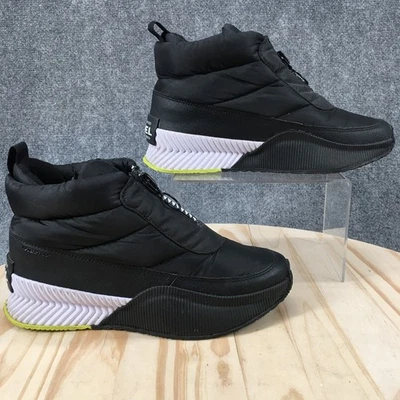 Sorel Botas Mujer 8 Out N About III Tenis con Cremallera Hinchada NL4943-010 Tela Negra Foto 1 de 4