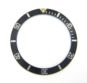 Original Rolex Submariner 16803 16613 16618 Faded Black & Silver Bezel Insert - Bild 1 von 4