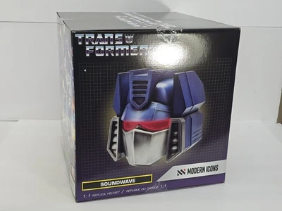 Hasbro Modern Icons Transformers Soundwave Helmet Replica 1:1 GameStop Exclusive - Image 1 of 3