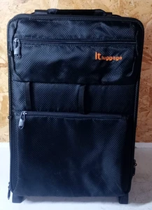 IT Luggage The world's lightest small 2-wheel suitcase for Travelling - Black - Picture 1 of 8
