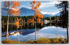 Eleanor Lake Blue River British Columbia Canada UNP Chrome Postcard L21 - Picture 1 of 2
