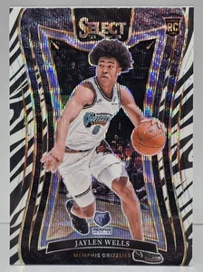2024-25 Panini Select Jaylen Wells RC ZEBRA RC SSP Raro MEZZANINE #371 🔥🔥 - Imagen 1 de 6