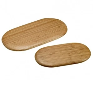 Tagliere Piatto Ovale in Bamboo Naturale 17x30 cm Leone - Imagen 1 de 2