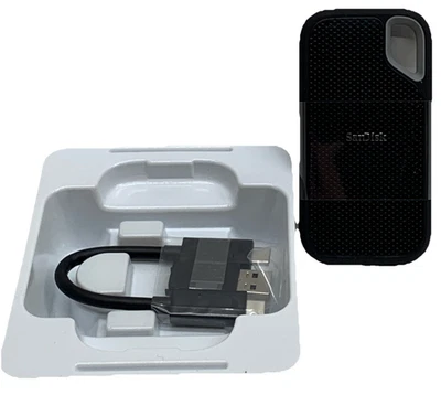 Dispositivo de almacenamiento de unidad de estado sólido SSD externa portátil SANDISK Extreme GO 2 TB Foto 1 de 4