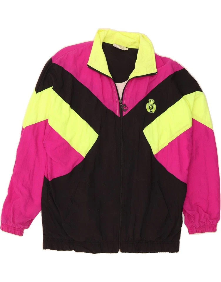 Jaqueta PIERRE CARDIN Masculina Tracksuit Top Pequena Multicolorida Colorblock AS15 - Imagem 1 de 3