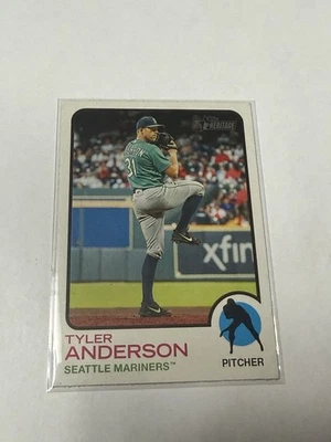 2022 Topps Heritage - Tyler Anderson #369 - Image 1 of 2