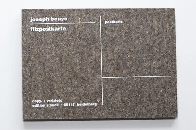 Joseph Beuys : Multiple "Filzpostkarte" - Bild 1 von 4