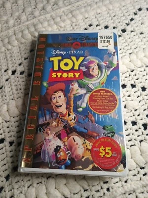 New Toy Story VHS 2000 Special Edition Clam Shell Gold Collection Woody Sealed - Image 1 of 4
