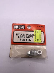 NEU DuBro für Flugzeuge Kontermuttern 6-32 (4 Stück) / Hardware 171 - Bild 1 von 2