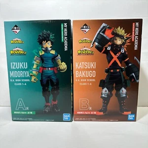 My Hero Academia SET Izuku Midoriya Katsuki Bakugo Ichiban Kuji A B Figur Japan - Bild 1 von 4