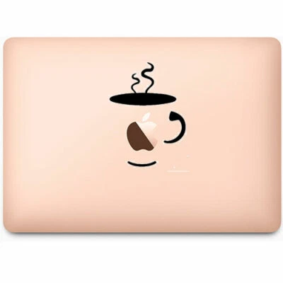 Apple Cup Vinyl Decal Sticker for Apple Macbook Air & Pro 11 13 15' 17'' Laptop - Image 1 of 4