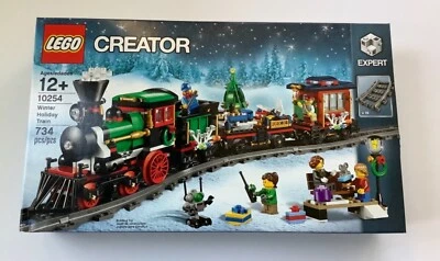 LEGO CREATOR 10254 Winter Holiday Train Expert Set Retired New ~ sm.  box crease - Image 1 of 4