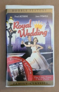 Double Feature: Royal Wedding + The Last Time I Saw Paris [VHS] - Picture 1 of 4