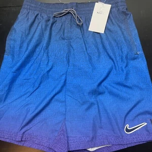 Nike NSW Swim Trunks Men’s Size Medium Gradient Blue NESSC478-593 New - Picture 1 of 6