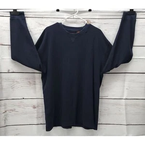 Wolverine Boots & Gear Men's Navy Blue Heavyweight Crewneck Long-sleeve Shirt XL - Picture 1 of 4