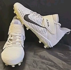 Nike Herren Alpha Menace Pro 2 AQ3209-100 Weiß Fußball Stollen Schuhe Größe 11,5 - Bild 1 von 8