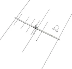 HYS Dual-Band 9,5/11,5dBi 100W Yagi Antenne 8 Element Strahl 2 Meter/70 silber - Bild 1 von 8