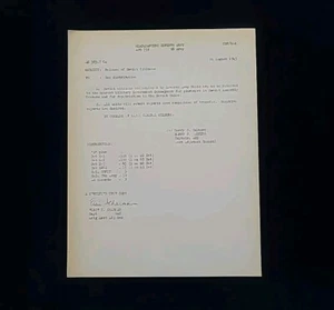 1945 German WWII US Army War Military Document Release Soviet Russian Citizens - Picture 1 of 11