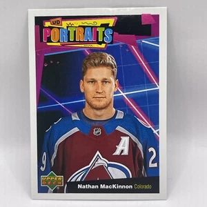 2020-21 Upper Deck - UD Portraits #P-12 Nathan MacKinnon🔥🔥🔥🔥🔥 - Picture 1 of 1