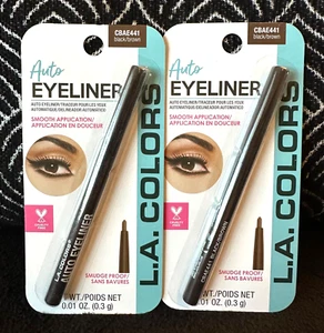 2er-Packung LA FARBEN SCHWARZ BRAUN CBAE441 TWIST-UP-STIFT DEFINIERT AUGEN BUNTSTIFT EYELINER - Bild 1 von 6