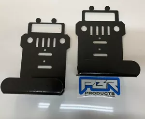 Fits Jeep Wrangler Door Hanger Garage (PAIR), CJ YJ TJ LJ JK JKU JL & Gladiator - Picture 1 of 5