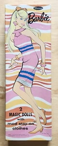 Barbie: 2 muñecas mágicas con ropa mod stay-on conjunto en caja © Mattel - 1967 - #4785 - Imagen 1 de 4