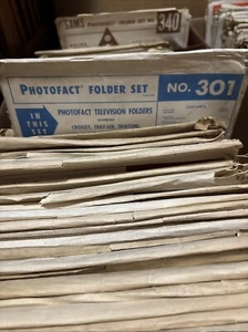Sams Photofact-Folder Set Manual Schematics Lot Choice 241-400 Pre-Owned - Picture 1 of 3