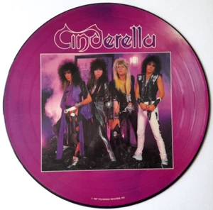 NM/NM Cinderella Night Songs Vinyl LP Picture Disc Motley Crue Bon Jovi Poison - Picture 1 of 2
