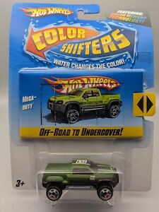 2008 Hot Wheels Color Shifters Off Road To Undercover Diecast Truck 1/64 Green