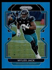 2021 Myles Jack SP #16 Panini Prizm Football Blue Prizm | Jacksonville Jaguars - Picture 1 of 2