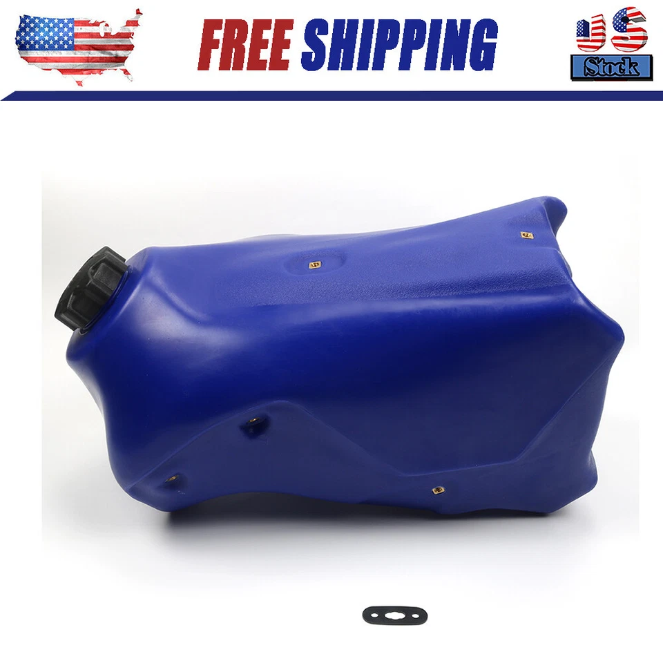  Tanque de combustible de gasolina de gran tamaño 3,6 galones azul para Yamaha YZ 125 250 1996-2001 plástico Foto 1 de 4