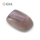 6.91Ct Cushion Sugarloaf Cabochon Purplish Pink Sapphire Gia Certified Madagasca
