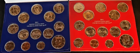 2011 DENVER & PHILADELPHIA US MINTS TWENTY 28 COIN SET UNCIRCULATED BOX/CASE/COA Cover