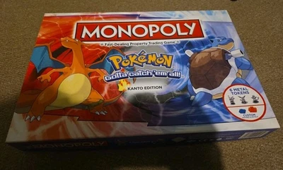 Monopoly Pokemon Kanto Edition 2014 Complete Set, Boxed - Image 1 of 4