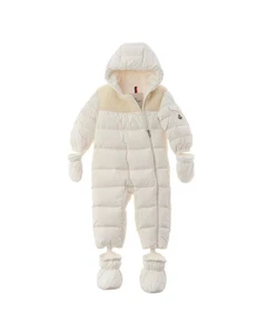 Moncler Sefou Snowsuit White 12/18 - Picture 1 of 3