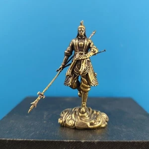 Brass Black Myth Wukong Erlang Divine Man Puppet Model Ornament - Picture 1 of 20