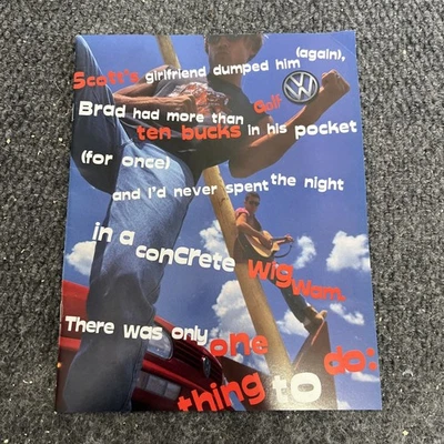 Volkswagen Product Line 1995 pre-redes sociales Rote 66 folleto publicitario Foto 1 de 4