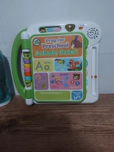 Leapfrog Prep For Preschool Activity Book Wipes Off Pages InteractiveTouch works - Picture 1 of 14