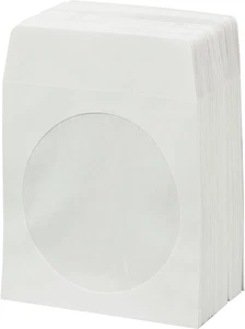 Sobres blancos con solapa y ventana transparente para CD DVD - Imagen 1 de 12