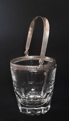 Secchiello ghiaccio Cristallo LA PIANA Argento 800 Massetti - Immagine 1 di 4