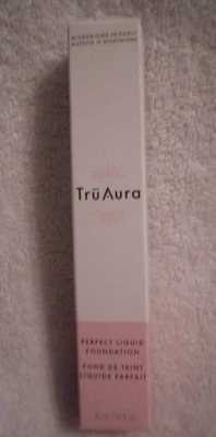 TruAura Perfect Liquid Foundation DEEP BEIGE  1 FL OZ  new sealed - Image 1 of 4