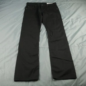 rag & bone Jeans Herren 29 schwarz RB 15X Slim Straight Button Fly Made USA Denim - Bild 1 von 17