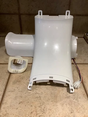 Conjunto de conducto de aire para refrigerador WR49X10251 GE entrada y cubierta de amortiguador Foto 1 de 4