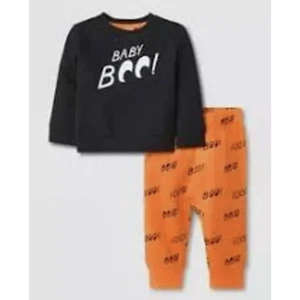 NEW Cat & Jack Baby BOO 2 Piece Halloween Outfit Size 6-9 Months - Picture 1 of 1