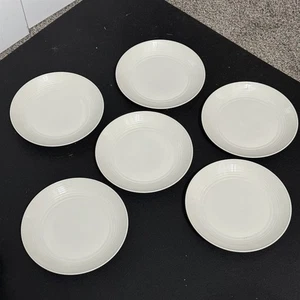 6 Royal Doulton Gordon Ramsay Maze White 8 3/4" Salad Plates - Picture 1 of 6