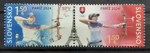 ESLOVAQUIA 2024 DEPORTE Juegos Olímpicos y Paralímpicos de Verano en PARÍS - MNH - Imagen 1 de 1