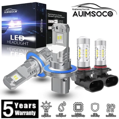 Faros LED blancos fríos brillantes 80000LM para Dodge Caliber 2007-2009 6500K Foto 1 de 4